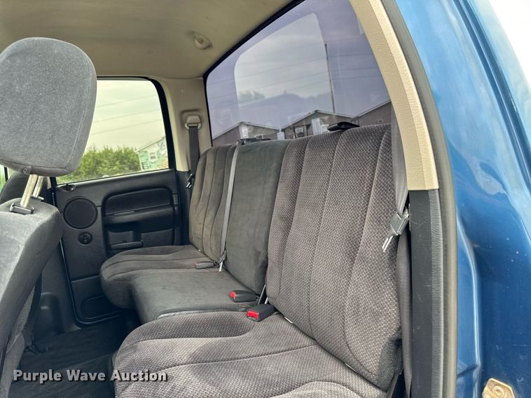 image for item DV2744 2003 Dodge Ram 2500 SLT Quad Cab pickup truck