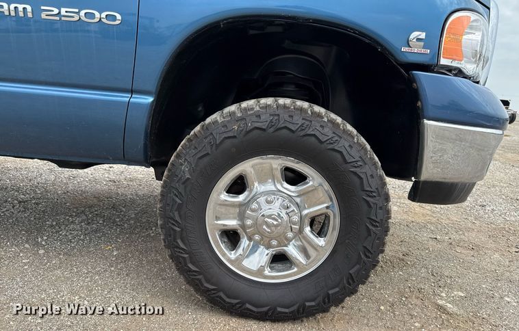 image for item DV2744 2003 Dodge Ram 2500 SLT Quad Cab pickup truck