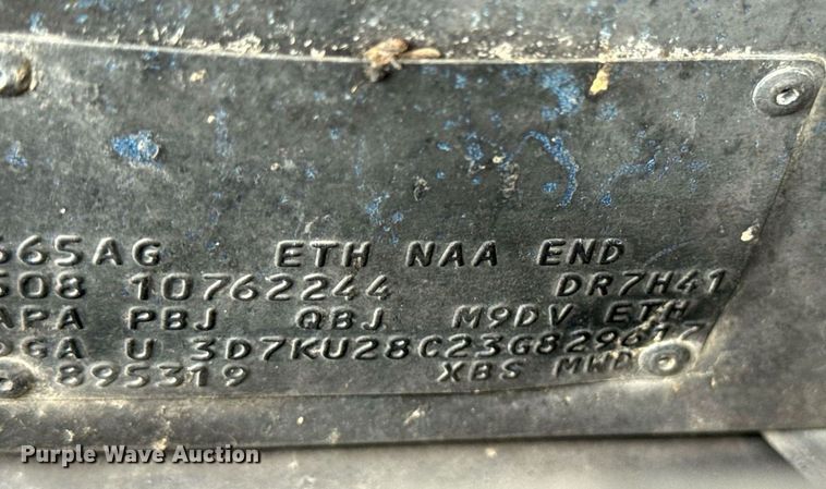 image for item DV2744 2003 Dodge Ram 2500 SLT Quad Cab pickup truck