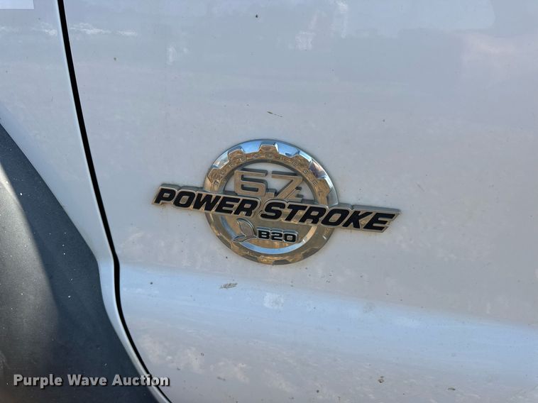 image for item DV4050 2012 Ford F450 Super Duty XL Crew Cab flatbed truck