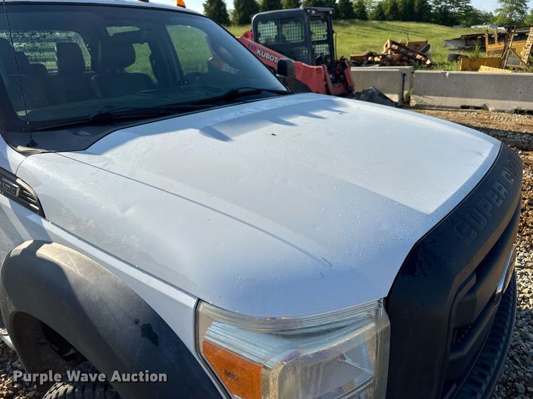 image for item DV4050 2012 Ford F450 Super Duty XL Crew Cab flatbed truck