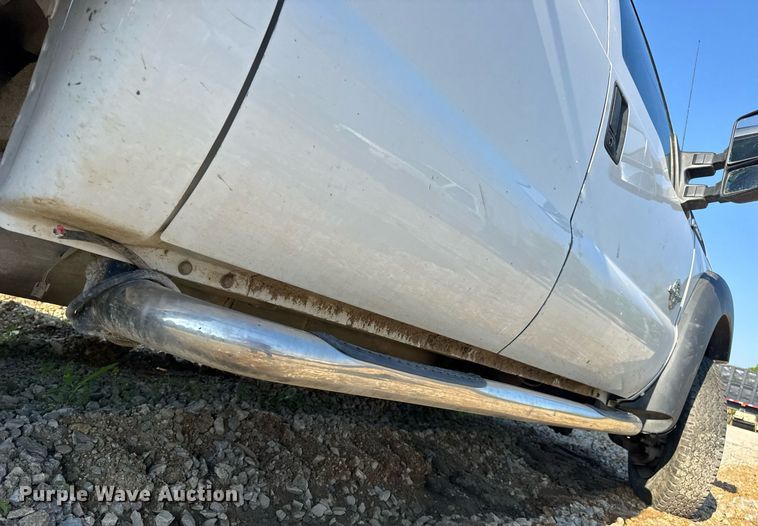 image for item DV4050 2012 Ford F450 Super Duty XL Crew Cab flatbed truck