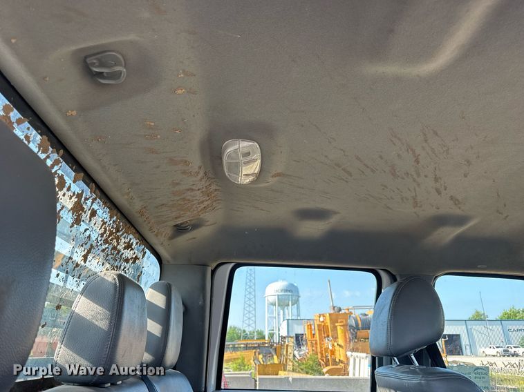 image for item DV4050 2012 Ford F450 Super Duty XL Crew Cab flatbed truck