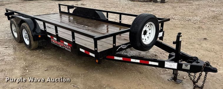 image for item DV4115 2016 Trailerman utility trailer