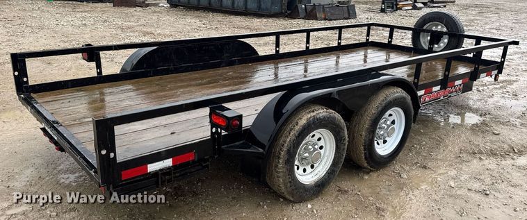 image for item DV4115 2016 Trailerman utility trailer