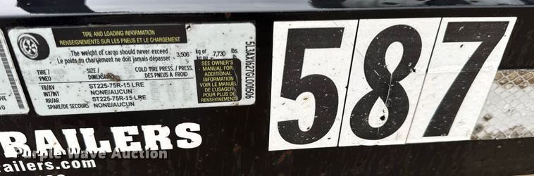 image for item DV4115 2016 Trailerman utility trailer