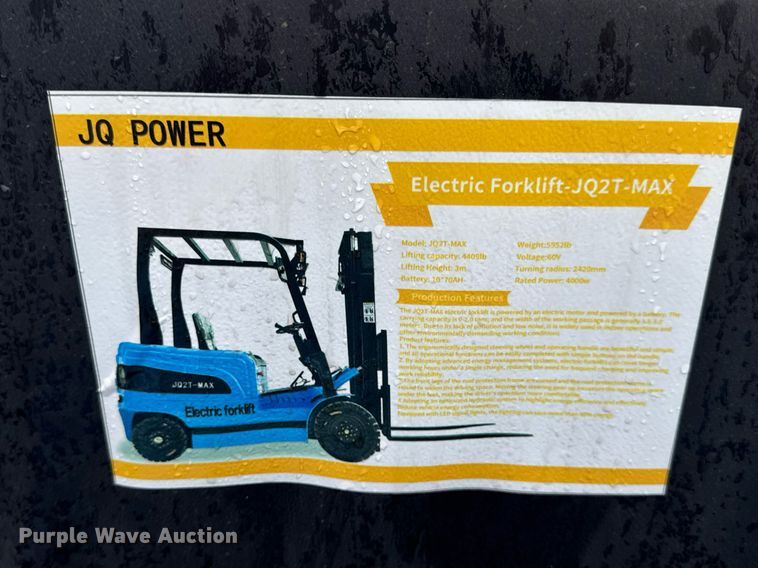 image for item DV4136 2024 JQ Power JQ2T-MAX forklift