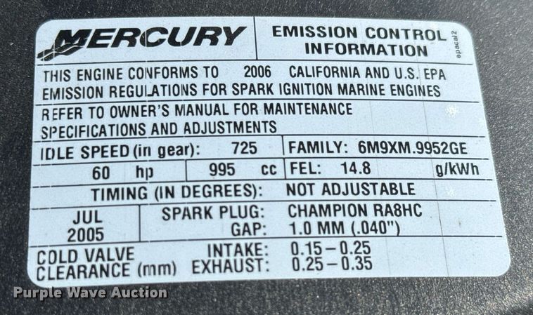 image for item DY0133 2006 Lund 1650 Rebel DC boat