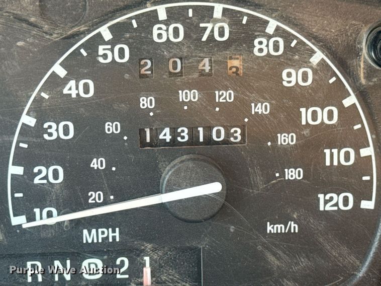 image for item DY0188 1999 Ford Ranger SuperCab pickup truck