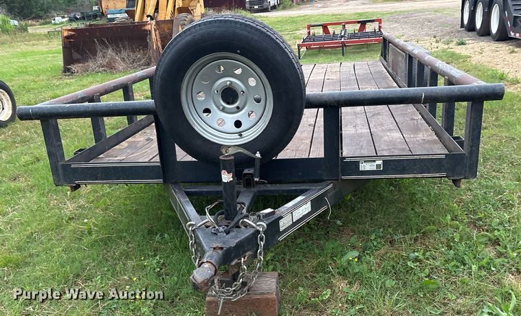 image for item DY0513 2015 D&F Distributing 83X18TA utility trailer