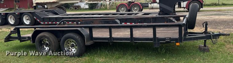 image for item DY0513 2015 D&F Distributing 83X18TA utility trailer