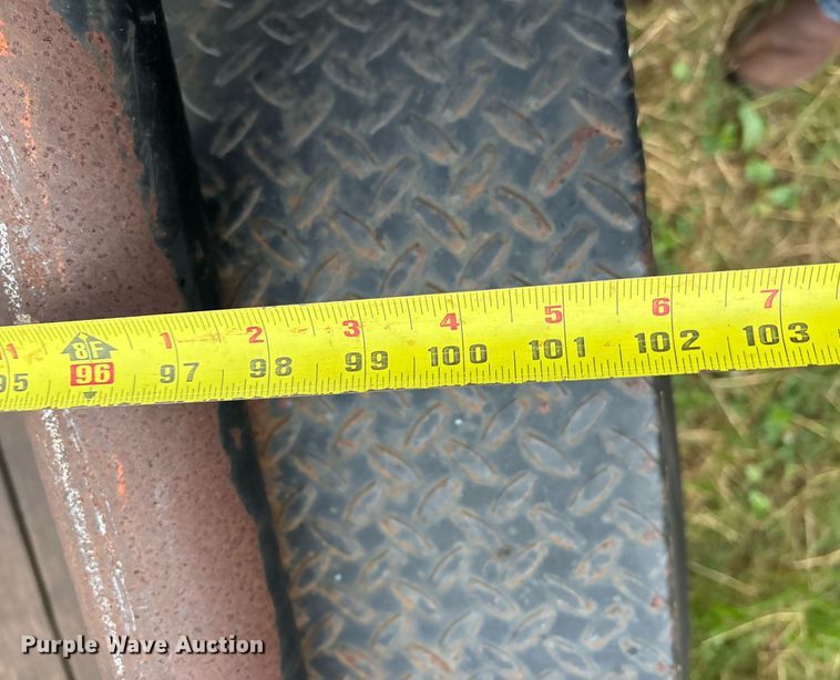 image for item DY0513 2015 D&F Distributing 83X18TA utility trailer