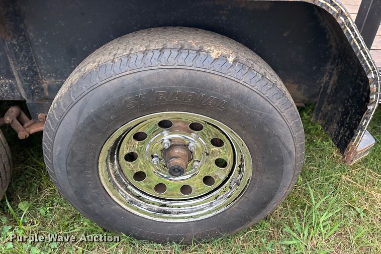 image for item DY0513 2015 D&F Distributing 83X18TA utility trailer