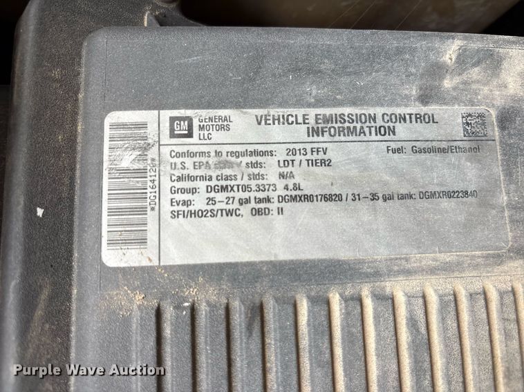 image for item DY0592 2013 GM engine