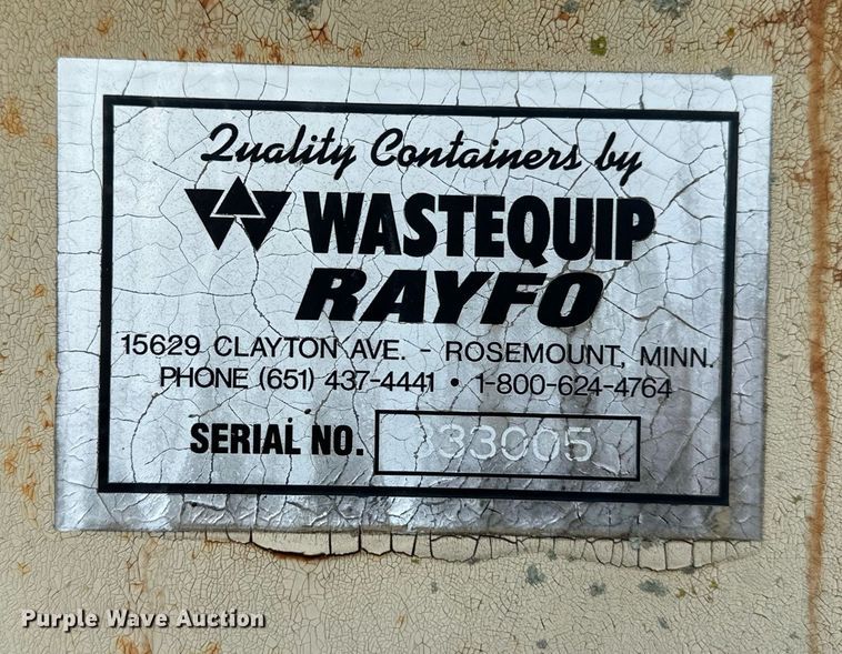 image for item EB2620 Wastequip roll-off container
