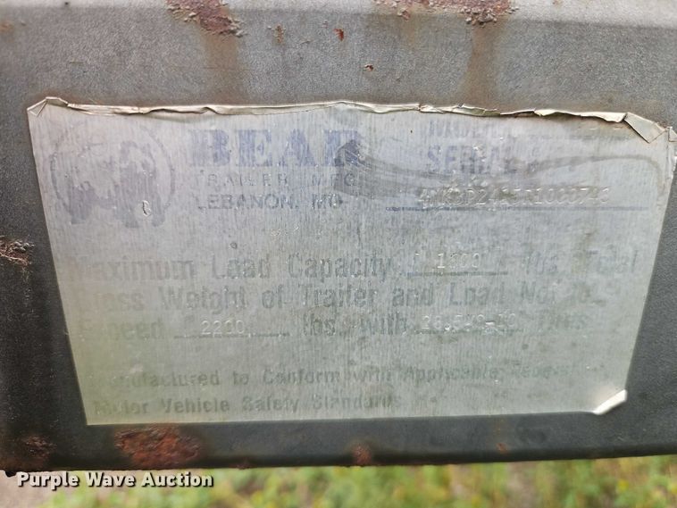 image for item EB8093 1994 Lowe Family 200 pontoon boat