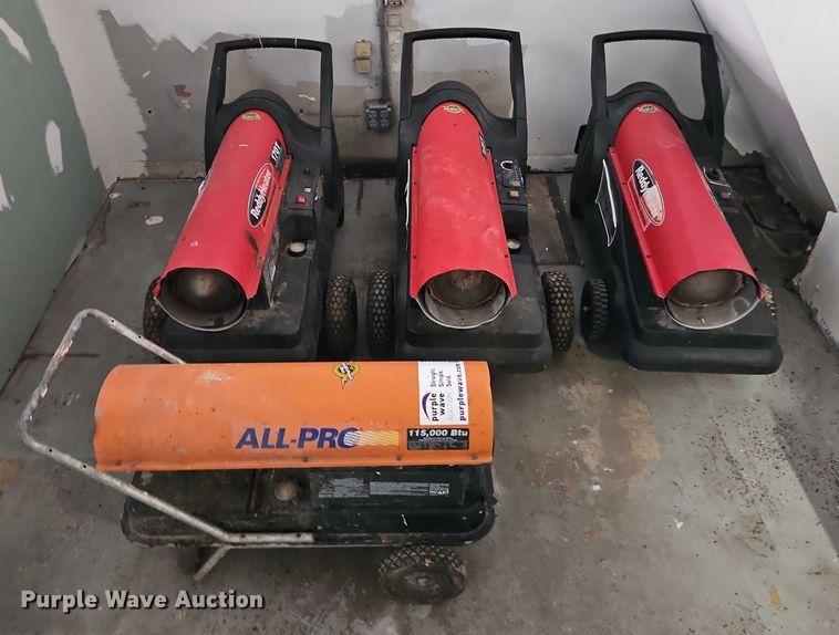 image for item EB8114 (4) portable heaters