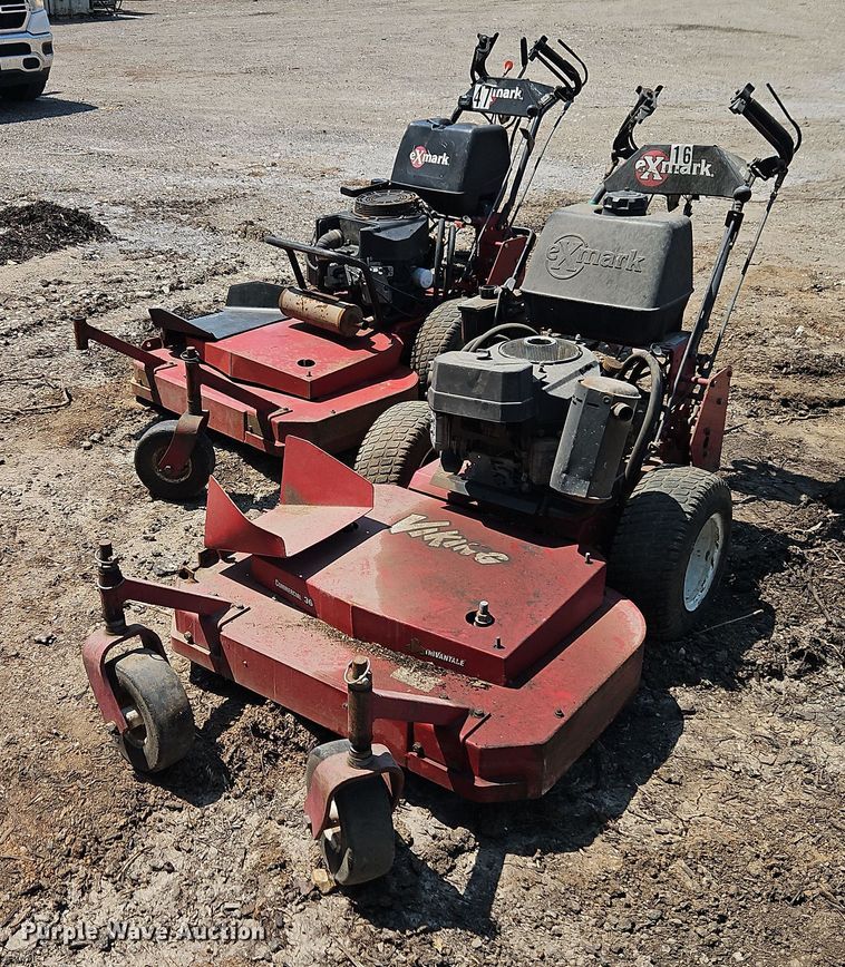 image for item EB8127 (2) Exmark ZTR lawn mowers