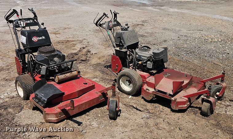 image for item EB8127 (2) Exmark ZTR lawn mowers