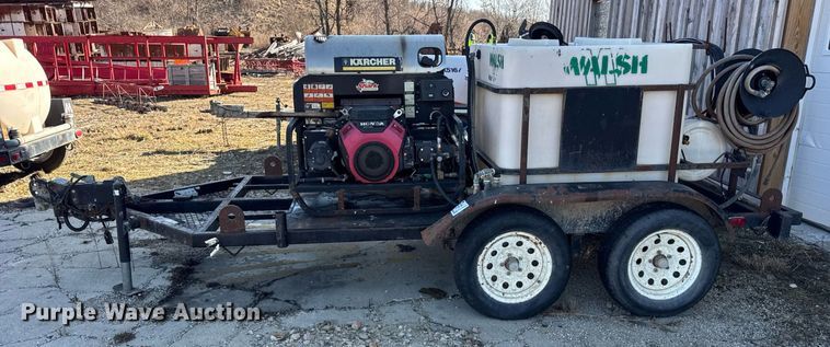 image for item EC4086 Karcher Shark pressure washer trailer
