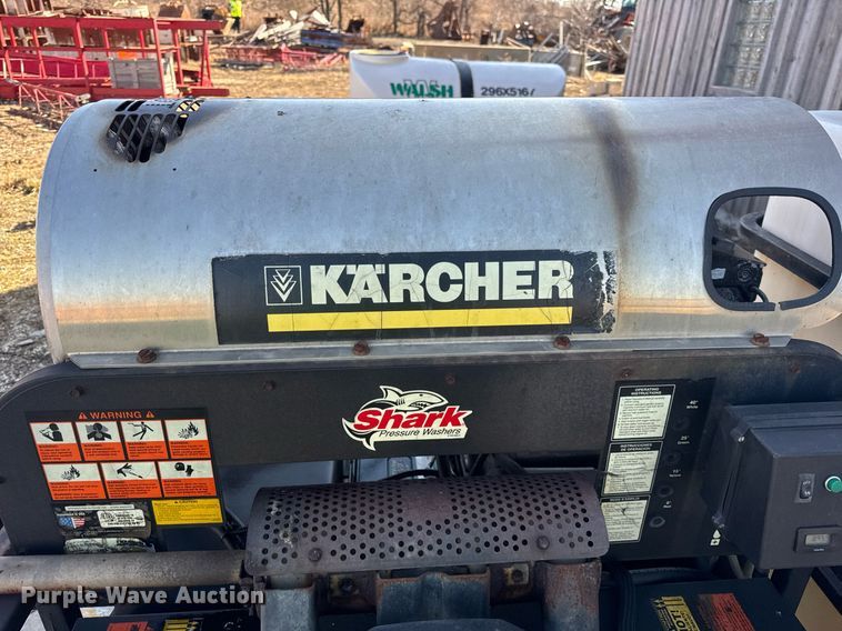 image for item EC4086 Karcher Shark pressure washer trailer