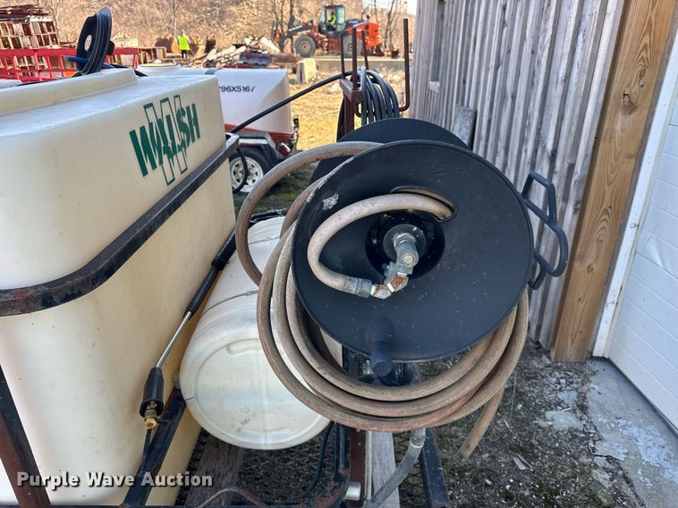 image for item EC4086 Karcher Shark pressure washer trailer