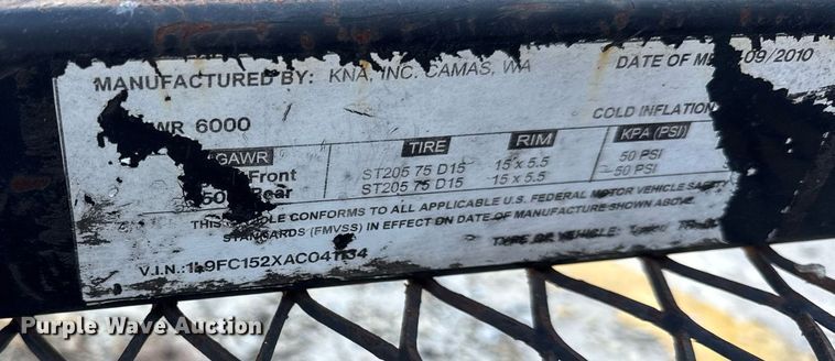 image for item EC4086 Karcher Shark pressure washer trailer