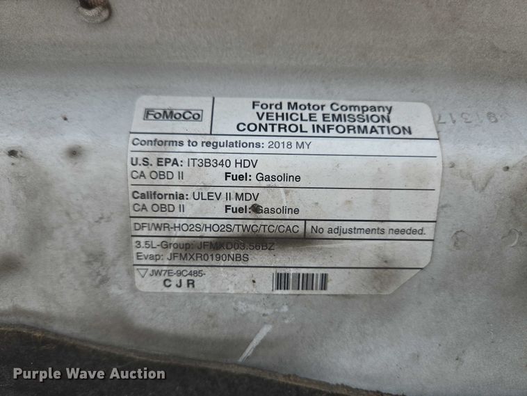 image for item EC4255 2018 Ford Transit 350 van