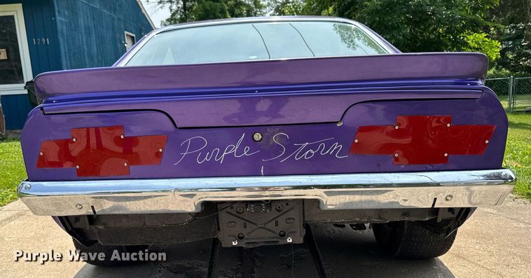 image for item EC7986 1973 Chevrolet Vega drag car