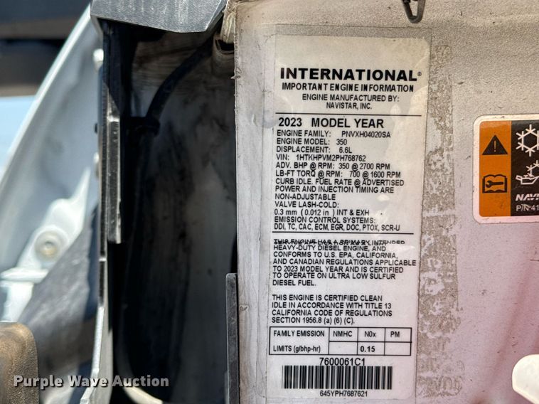 image for item ED5579 2023 Chevrolet  Silverado 6500HD rollback truck