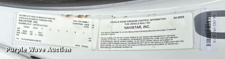 image for item ED5579 2023 Chevrolet  Silverado 6500HD rollback truck