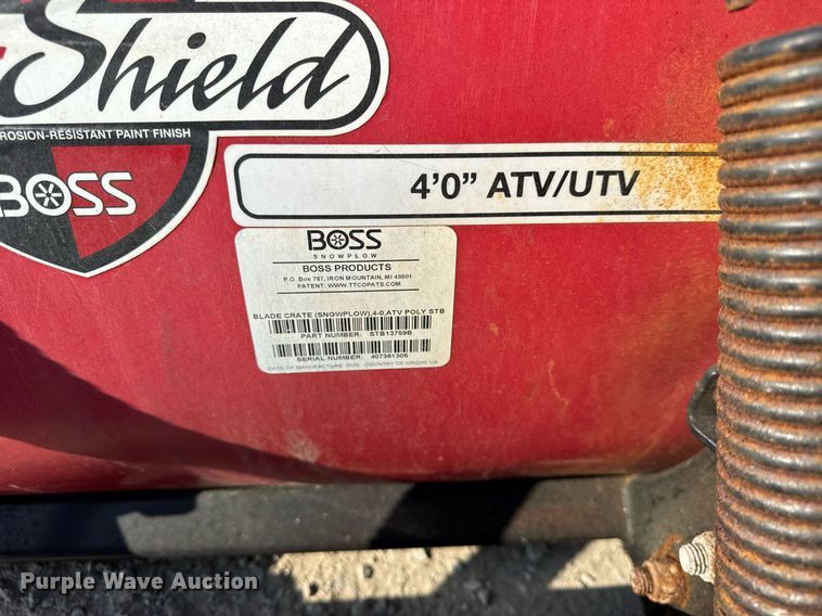 image for item EF2002 2020 Boss SNR24001 snow plow