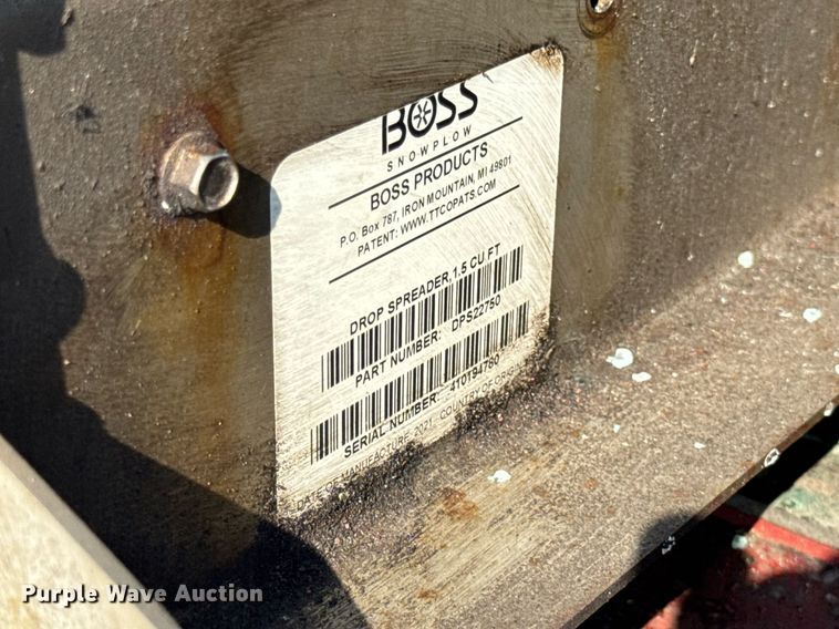 image for item EF2003 2020 Boss SNR24001 snow pusher