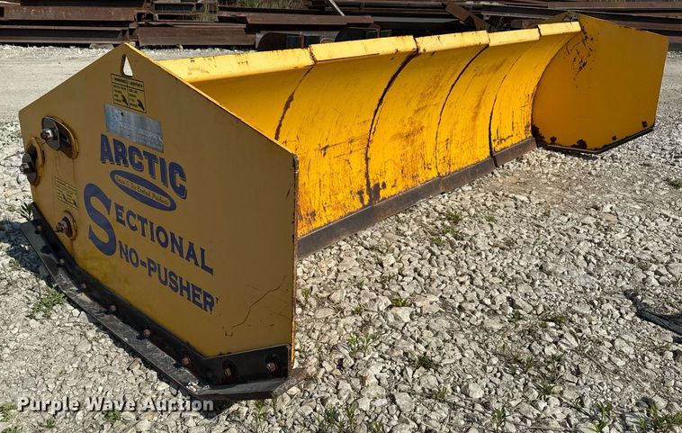 image for item EF2005 Arctic Sectional Sno-Pusher wheel loader snow pusher