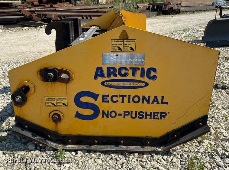 image for item EF2005 Arctic Sectional Sno-Pusher wheel loader snow pusher