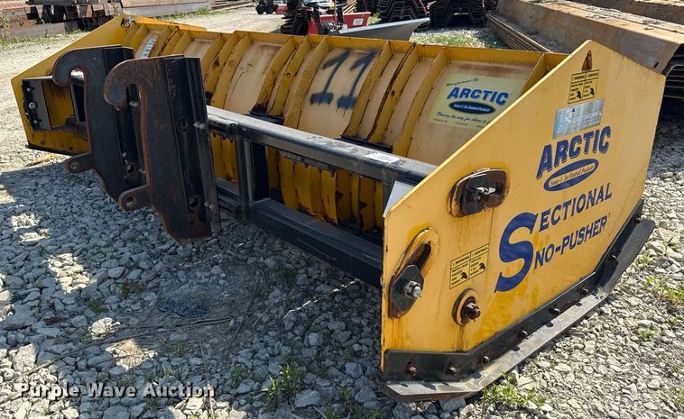 image for item EF2005 Arctic Sectional Sno-Pusher wheel loader snow pusher