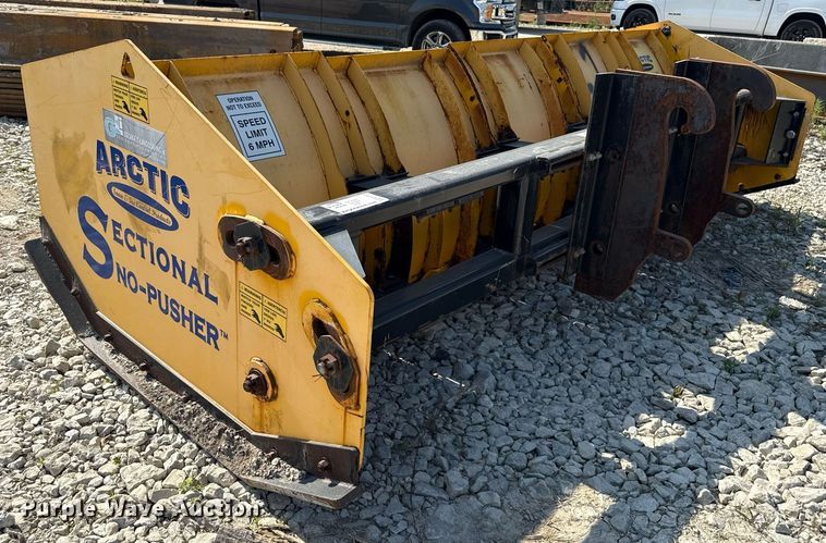 image for item EF2005 Arctic Sectional Sno-Pusher wheel loader snow pusher