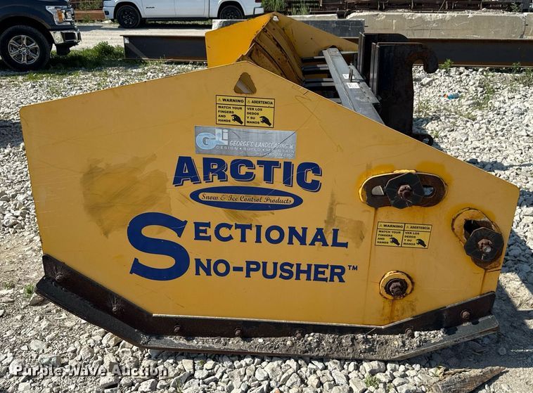 image for item EF2005 Arctic Sectional Sno-Pusher wheel loader snow pusher