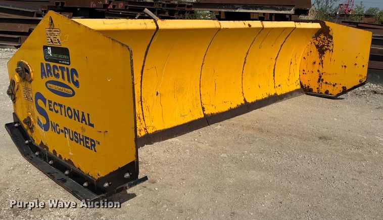 image for item EF2006 Arctic Sectional Sno-Pusher wheel loader snow pusher