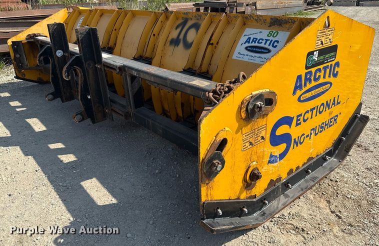 image for item EF2006 Arctic Sectional Sno-Pusher wheel loader snow pusher