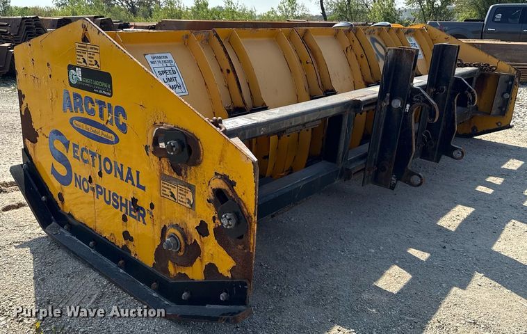 image for item EF2006 Arctic Sectional Sno-Pusher wheel loader snow pusher
