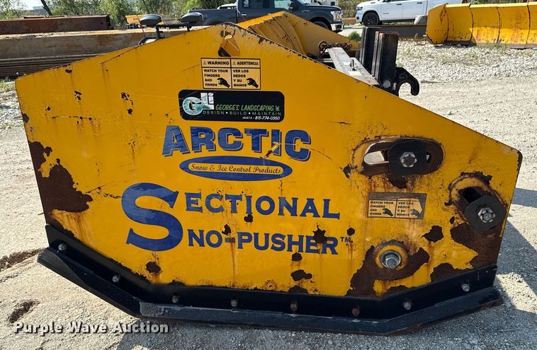 image for item EF2006 Arctic Sectional Sno-Pusher wheel loader snow pusher