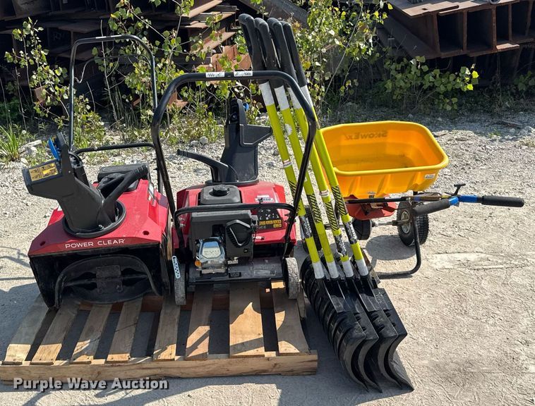 image for item EF2009  (2) Toro Power Clear snow blowers