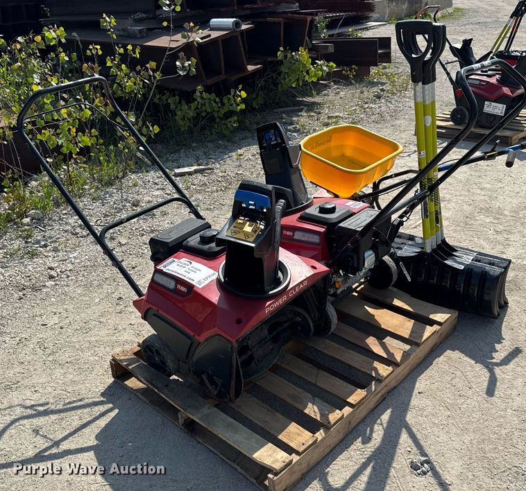 image for item EF2009  (2) Toro Power Clear snow blowers