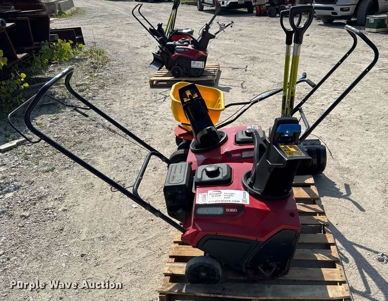 image for item EF2009  (2) Toro Power Clear snow blowers