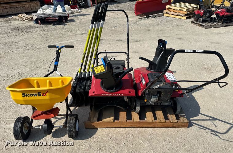 image for item EF2009  (2) Toro Power Clear snow blowers