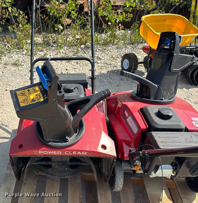 image for item EF2009  (2) Toro Power Clear snow blowers