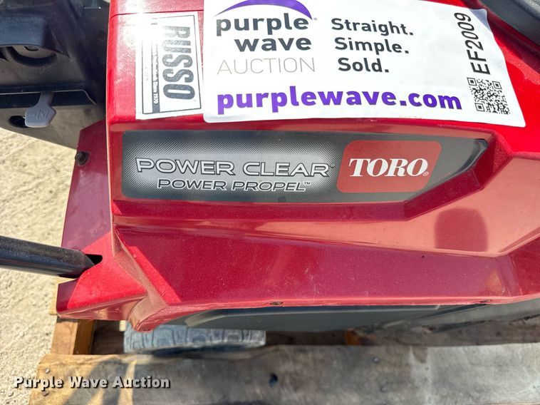 image for item EF2009  (2) Toro Power Clear snow blowers