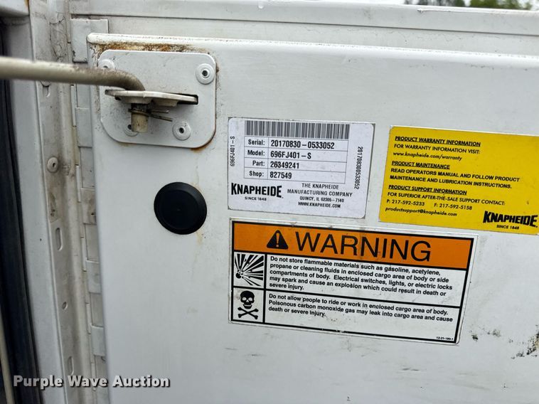 image for item EF2032 2018 Chevrolet Silverado 3500HD Crew Cab utility bed pickup truck