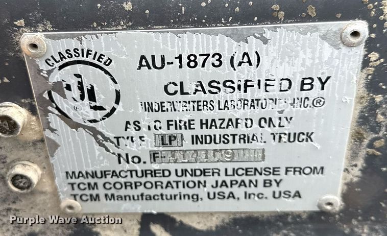 image for item EG5885 TCM FC30T7L forklift